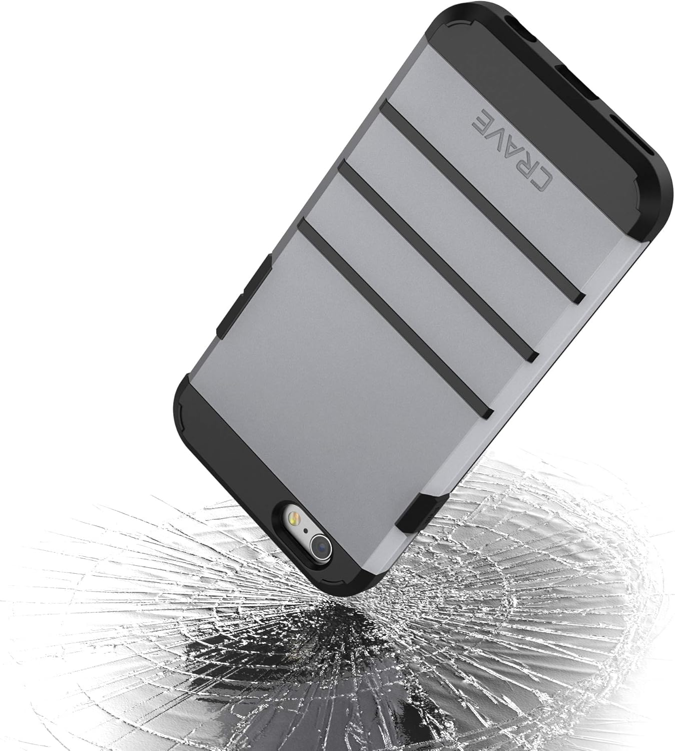 Crave iPhone 6S Case, Strong Guard Protection Series for Apple iPhone 6 6s (4.7 Inch) - Slate - Image 5