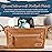 Itzy Ritzy Adjustable Stroller Caddy and Organizer Bag Featuring Front Zippered Pocket, 2 Built-in Interior Pockets & Adjustable Straps to Fit Nearly Any Stroller (Cognac)