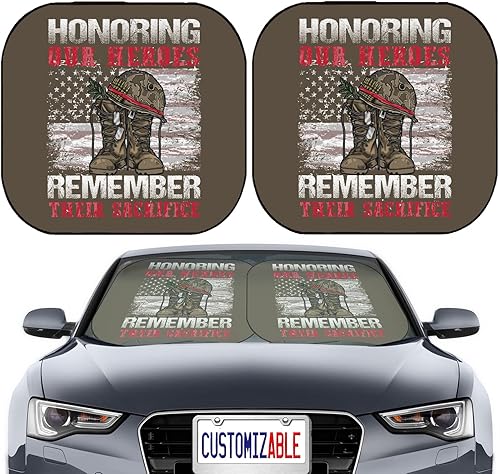 Miniatura 30 de Maizi - Parasoles delanteros para auto de 2 piezas, ajuste universal para parabrisas delanteros que se adaptan a la mayoría de los cupés, sedanes