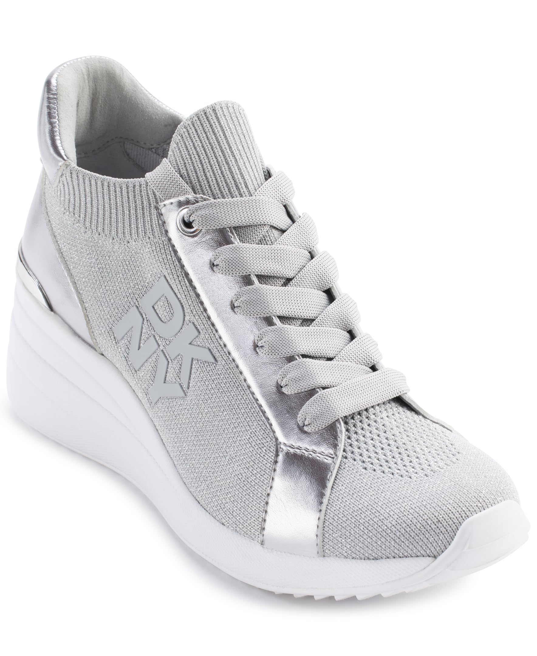 Athletic Shoes Dkny White Wedge Sneakers Dkny Womens Kasia