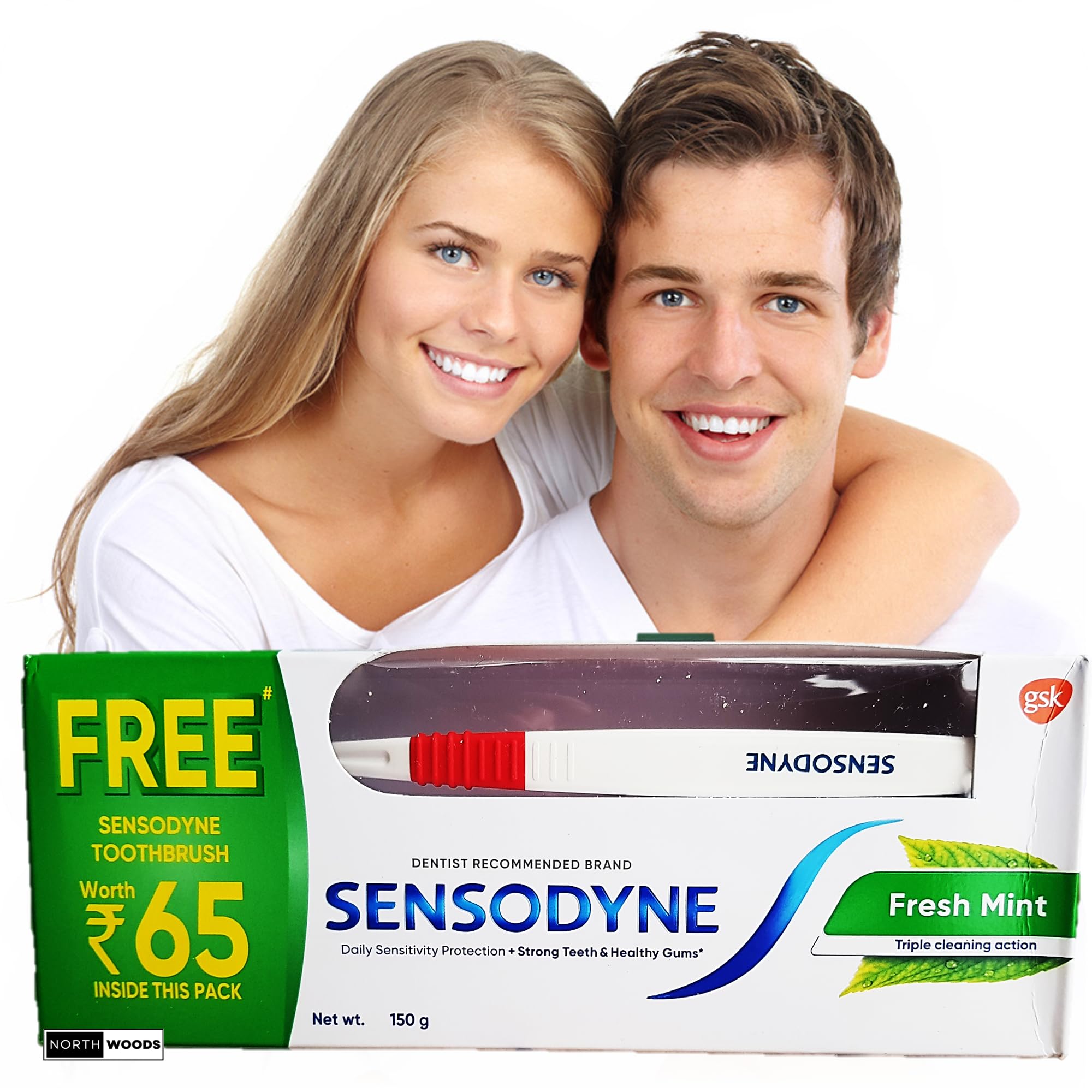 Sensodyne Toothpaste Fresh Mint 150Gms| Cool Mint: Experience The Relief Of Daily Sensitivity Protection|Sensodyne Cool Mint 150G