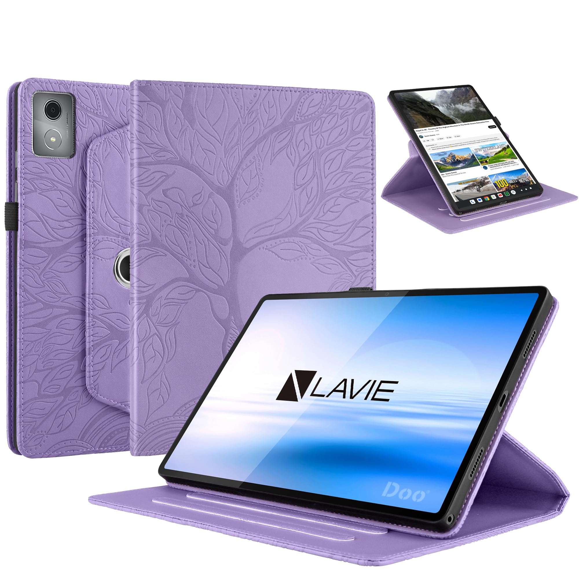 LAVIE Tab T11(PC-TAB11203)カバー 保護フィルムセット タブレットPC
