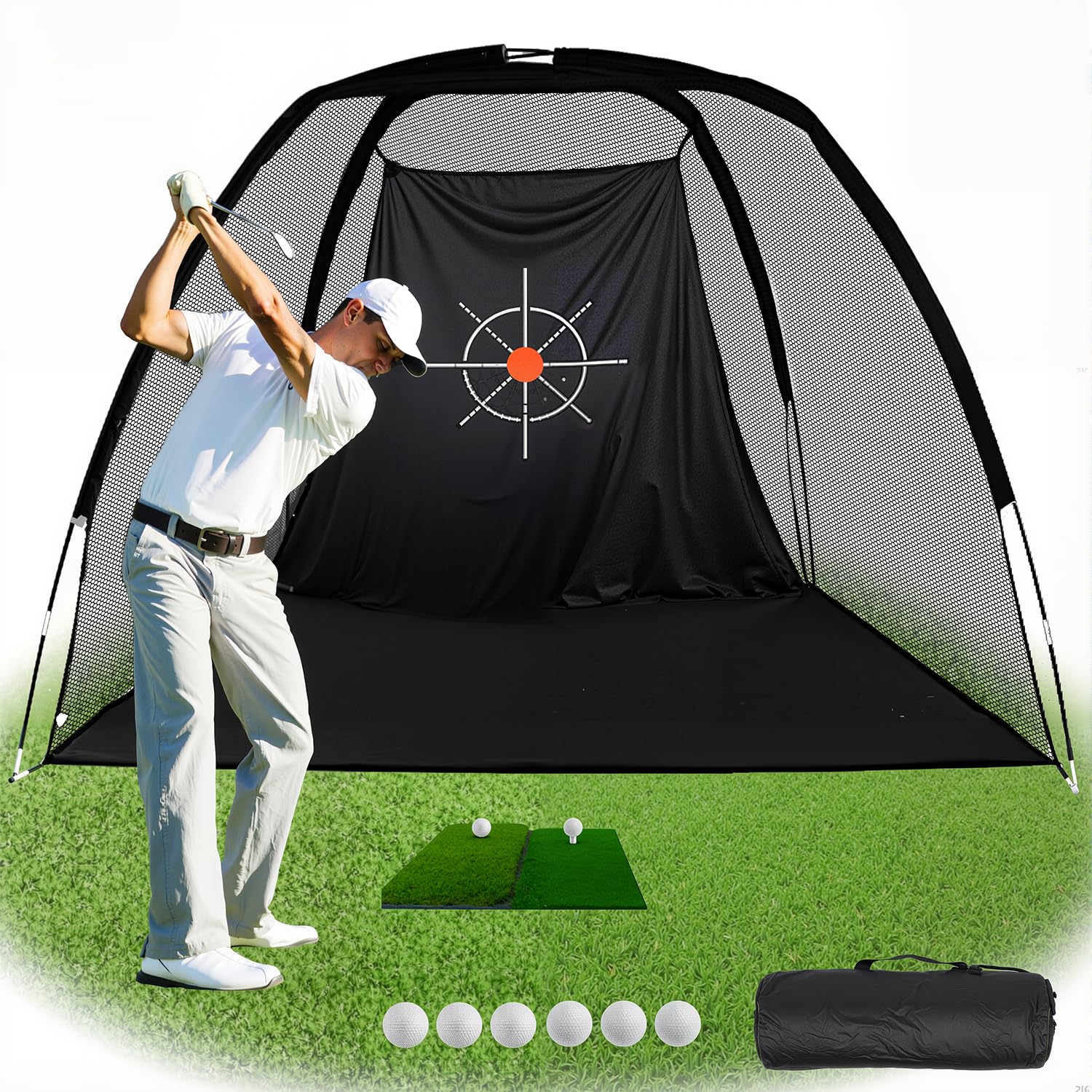 Amazon.com: Gagalileo Golf Net: 8X6FT Training for Teens Beginners