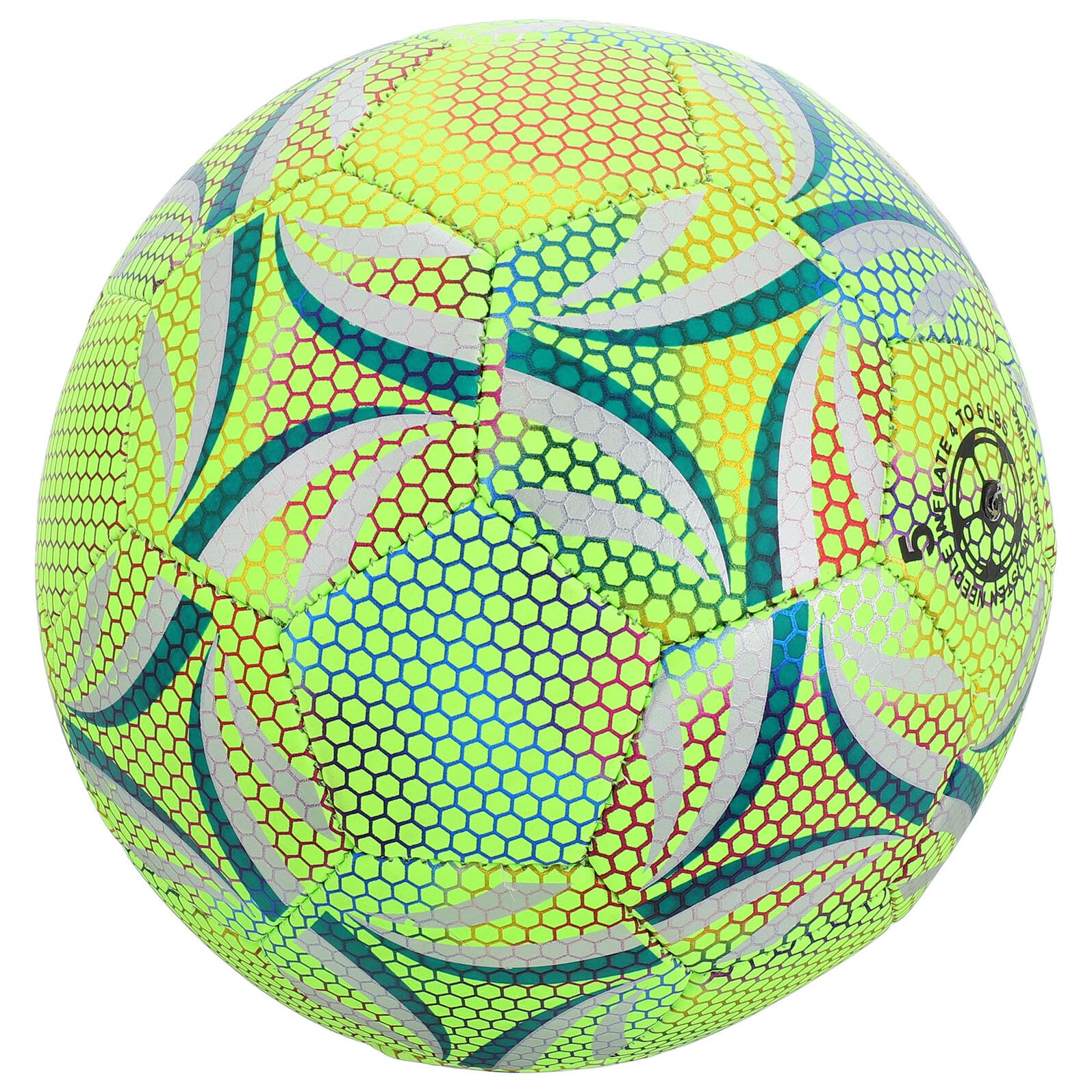 UPKOCH Balón De Fútbol Luminoso para Adultos y Jóvenes Entrenamiento Seguro Brilla La Oscuridad para Jugar De Noche