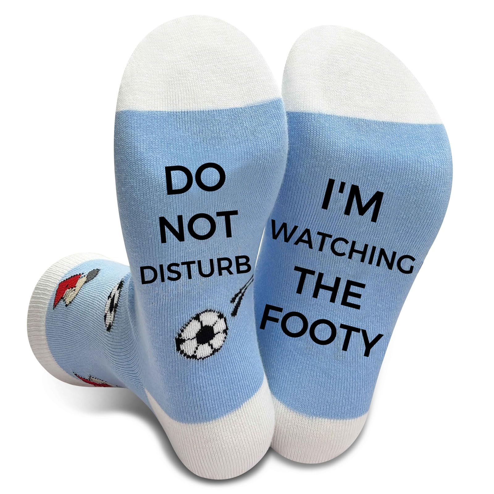 Si Tu Vois Ça Unisex Football-Blue Novelty Socks Gifts Men's Sock Women's Funky Socks Mens Cotton Calf Creative Personalised Socks Thanksgiving Day Mother's Day Birthday Christmas Father's Day Boyfriend Football Gifts Uk 7-11