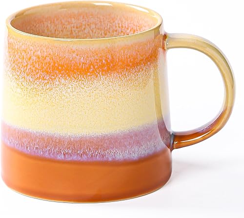 Miniatura 8 de Garnome Tazas grandes de café de cerámica, 20 onzas, hechas a mano, tazas de té grandes con asa para oficina y hogar, aptas para lavavajillas y