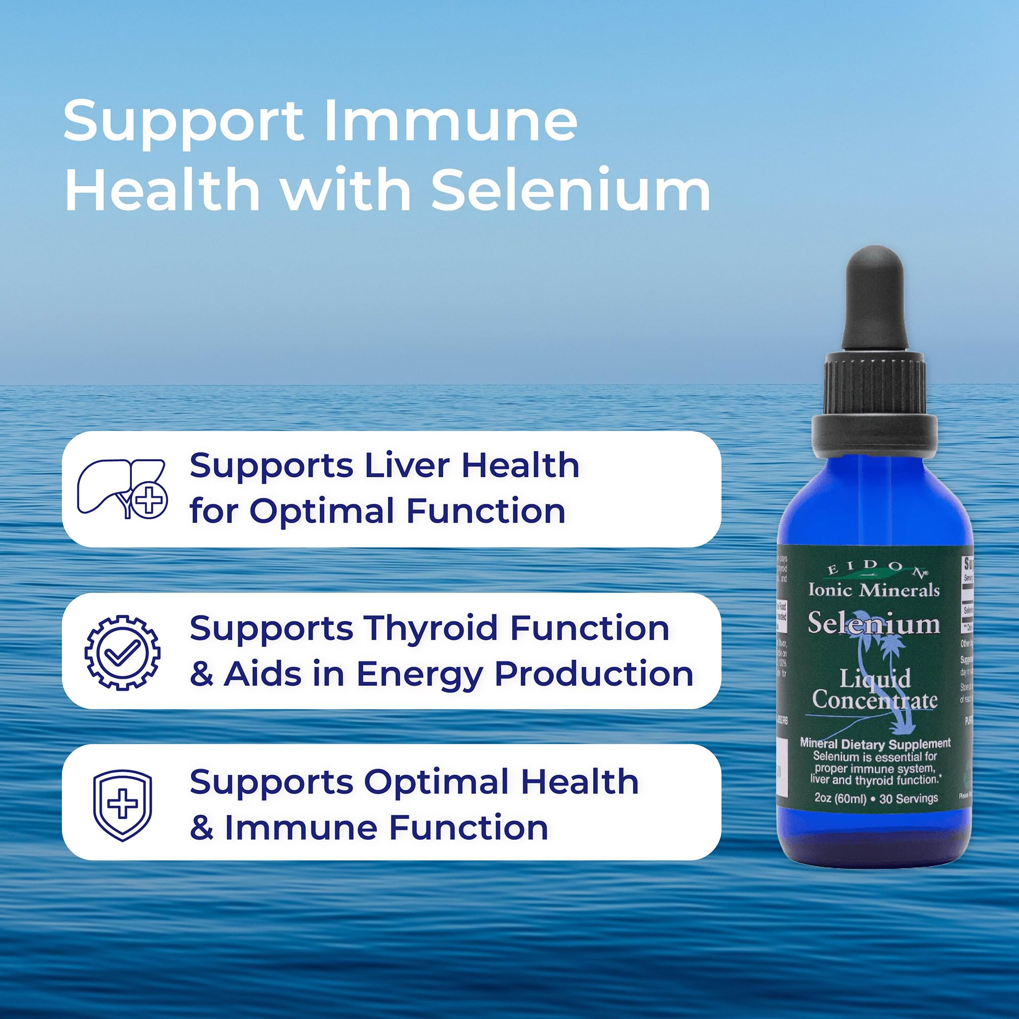 Eidon Ionic Minerals - Liquid Selenium Concentrate, Selenium Drops - 2 oz — Amazon image 5