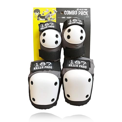 Miniatura 6 de 187 Killer Pads Paquete combinado de rodilleras, coderas, gris, XS Gris,Negro -,Azul Stone,Cam,Camuflaje,Cómic,Rojo, blanco