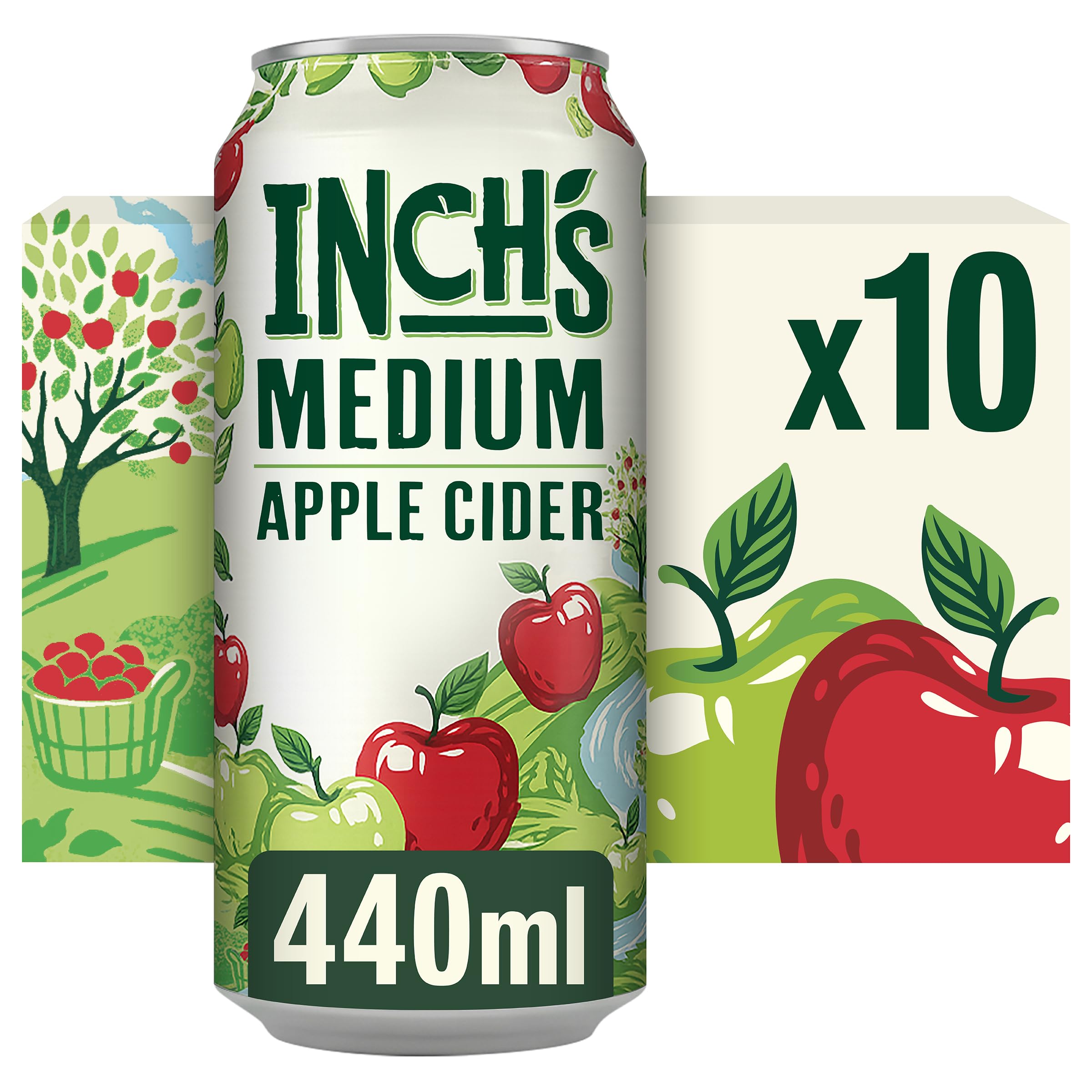 Inch's Apple Cider Cans, 10 x 440ml