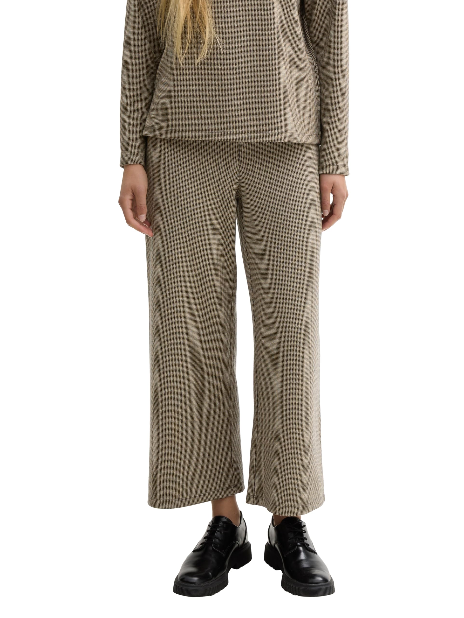 Tom Tailor Damen Crinkle Culotte Hose