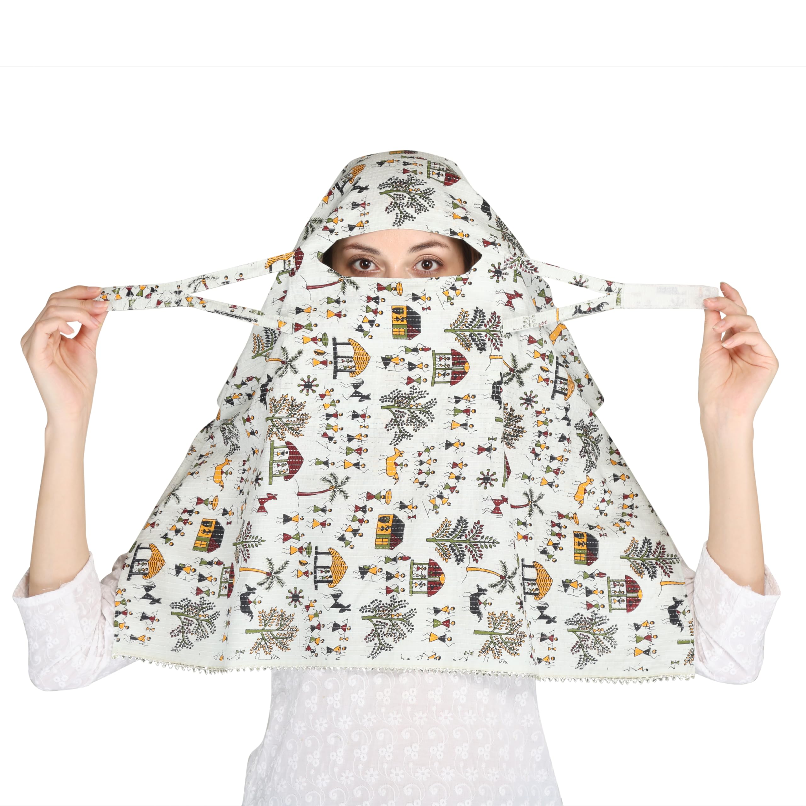Scarf Face Cover Cum Mask Anti Pollution Full Face Scarf For Women Stylish For Daily Use UV Sun Rays Protection Mask for Women-image-44