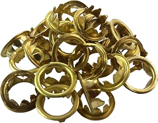 Jewellers Tools 12 Grommets (10mm) : Clock Key Hole Dial Brass Finish Antique Clock Repair (12)