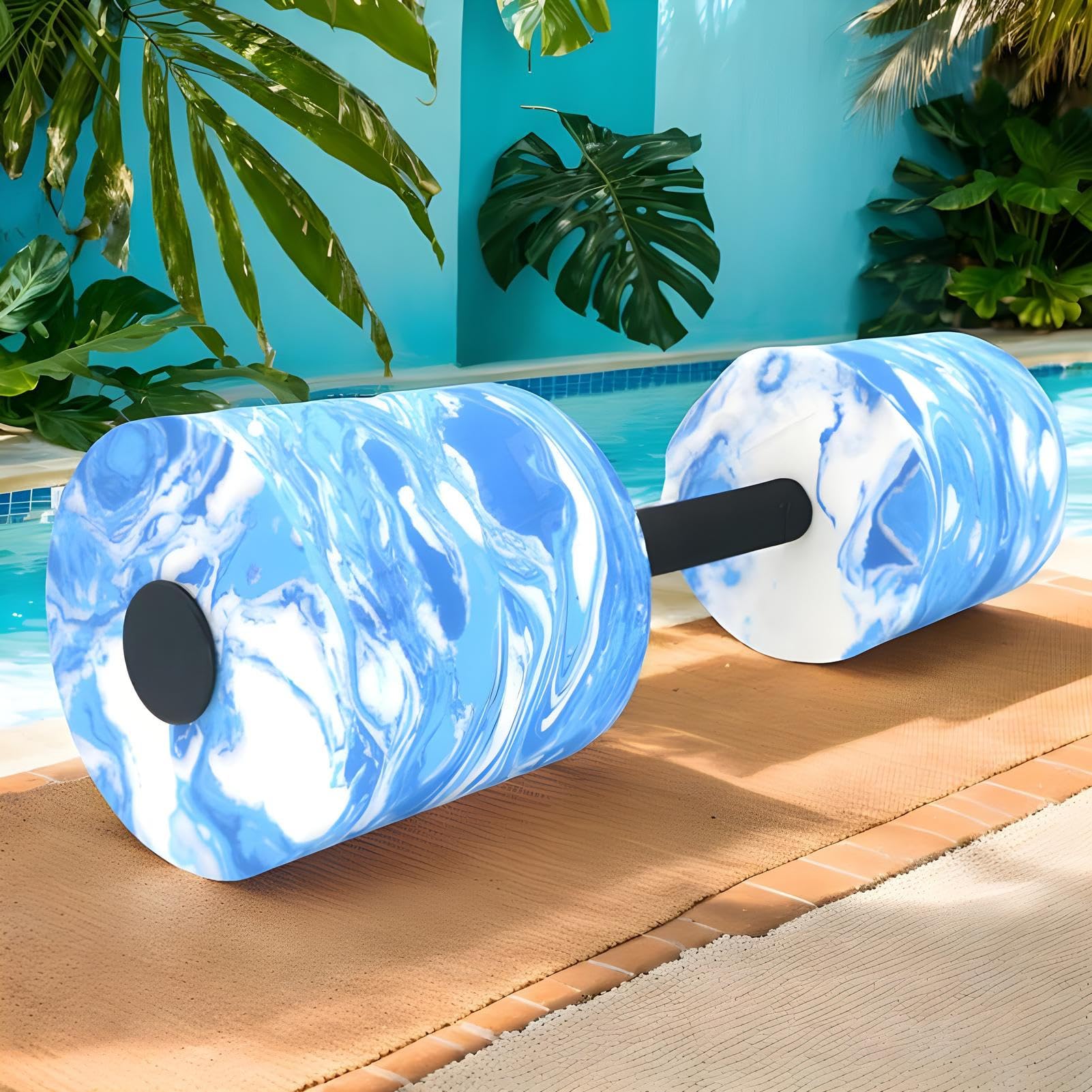 Wasser Gewichte Für Schwimmbad Fitness, Schwimmtraining Gewichte Dumbells Fitnessgeräte, Leichte Aqua Hanteln für Schwimmübungen Unterstützung nach Schwangerschaft