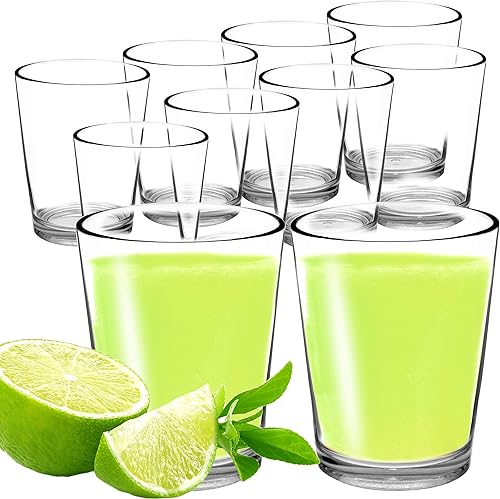 Miniatura 1 de Youngever Vasos de plástico transparente Bistro de 16 onzas, vasos de plástico reutilizables, vasos irrompibles, juego de 8