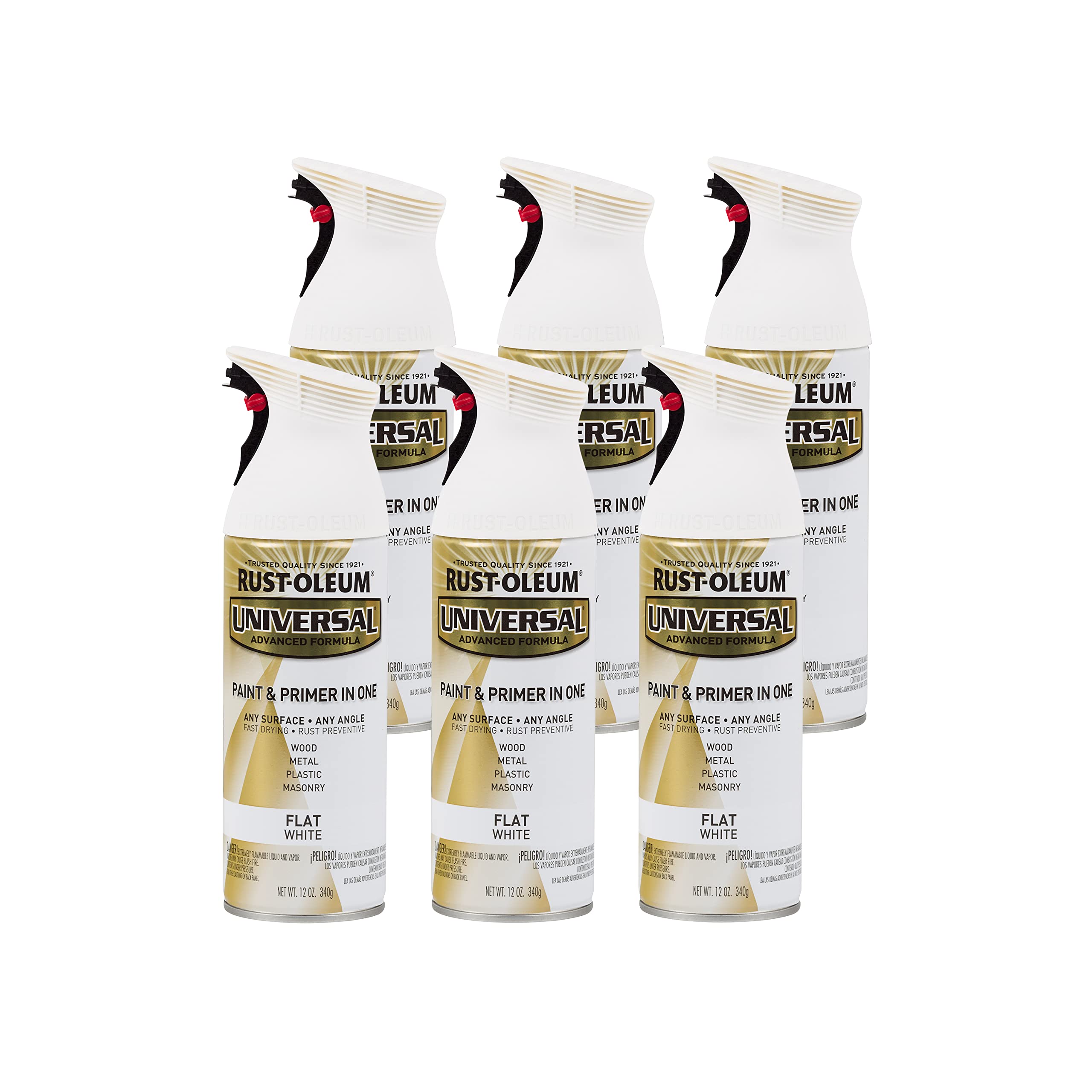 Rust-Oleum Universal All Surface Spray Paint, Flat White