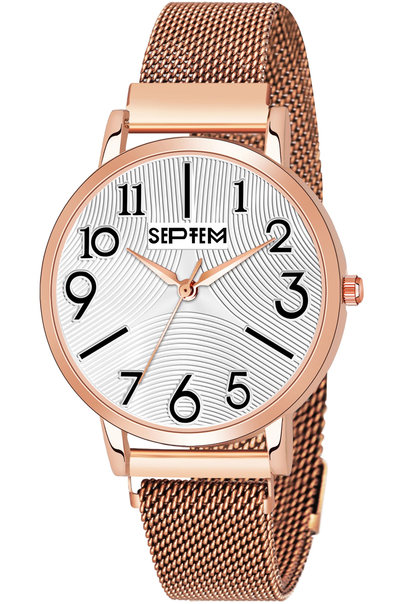 Septem 149-White Magnet Belt Triangle Linear Analog Wrist Watch for Women (B0CRB7J1QC) Amazon Price History, Amazon Price Tracker