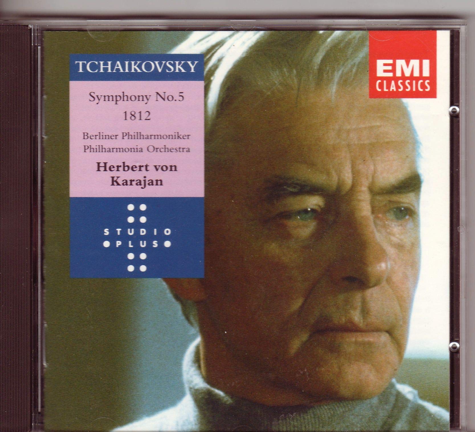 Symphony 5 / 1812 Overture [Audio CD] Tchaikovsky; Karajan and Bp