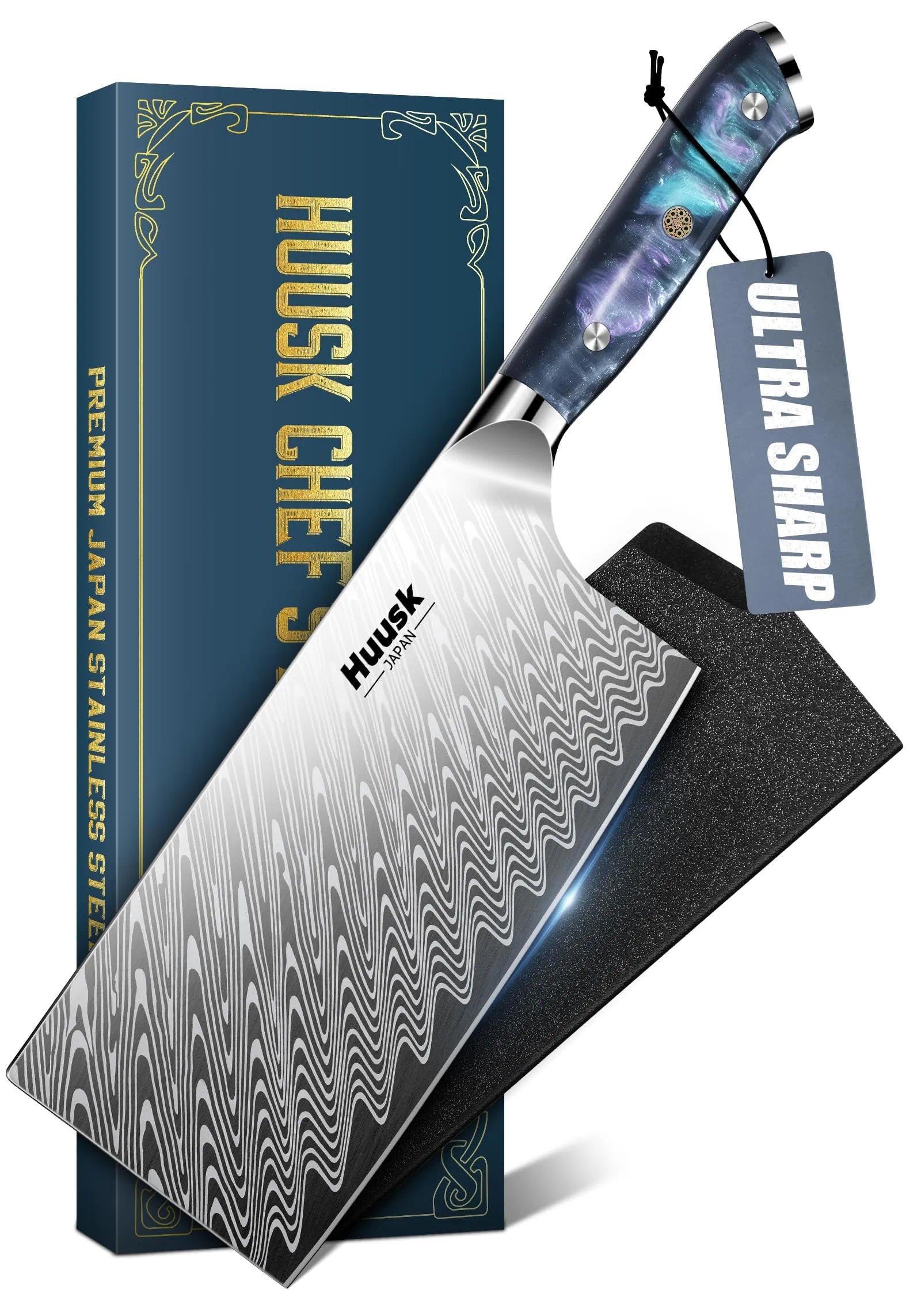 Huusk Japanese Chef Knife - Ultra Sharp -9