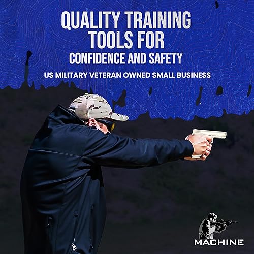 Miniatura 8 de Pistola de entrenamiento de polímero de plástico duradero, pistola de entrenamiento ligera y realista para taladros de fuego secos seguros,