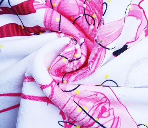 Miniatura 3 de Toallas de mano de flamencos con copos de nieve y animales rosados, altamente absorbentes, para uso diario en el hogar, decoración del hogar,