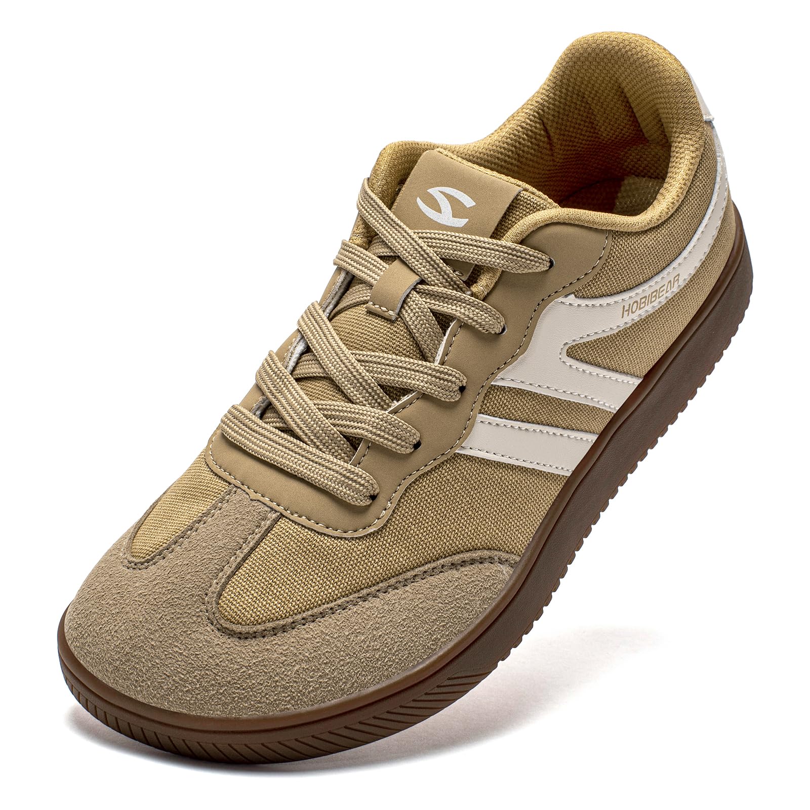 HOBIBEAR Retro-Stil Sneaker Damen Herren: Leichter Freizeitschuh anatomischer Zehenbox für ganztägigen Komfort
