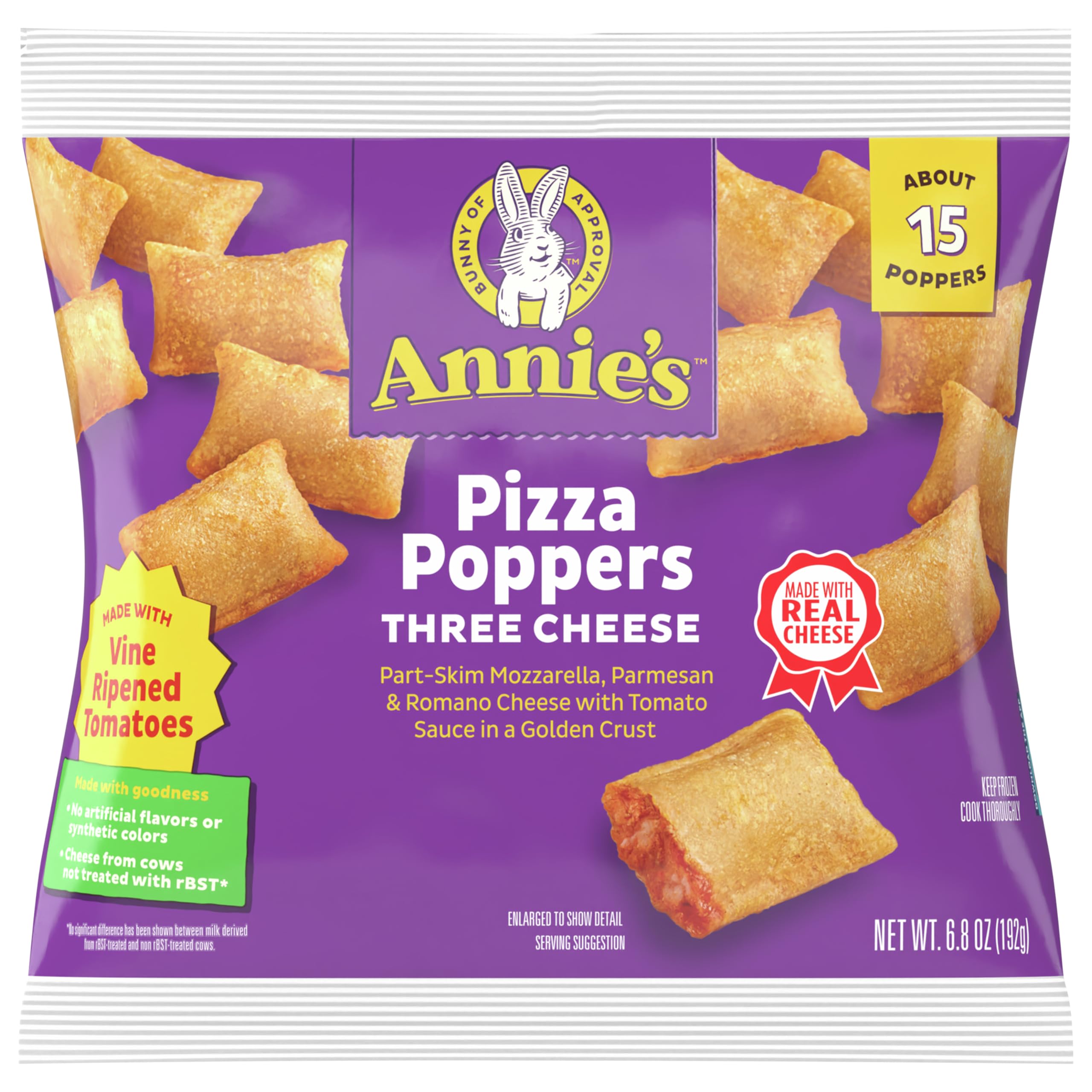 Annie's Three Cheese Pizza Poppers