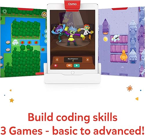 Miniatura 3 de Osmo - Kit de iniciación de codificación para iPad Detective Agency Bundle - Base STEM Toy iPad incluida (exclusivo de Amazon)