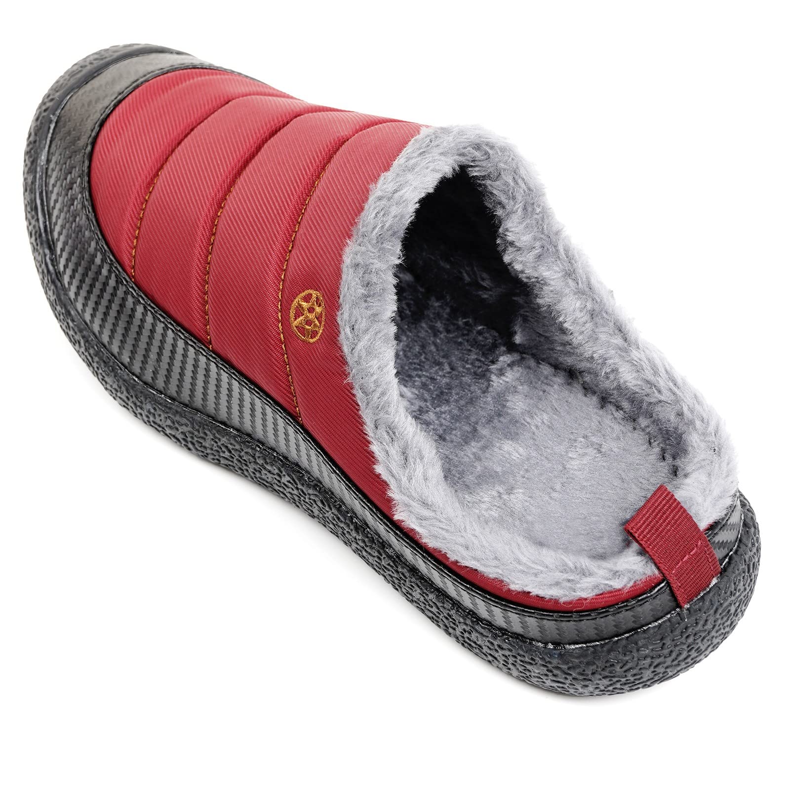 Gaatpot Unisex Pantofole Invernali Caldo Peluche Slippers Ciabatta da Casa Morbido Antiscivolo Piatto Cotoneinfradito Scarpe 36EU-46EU