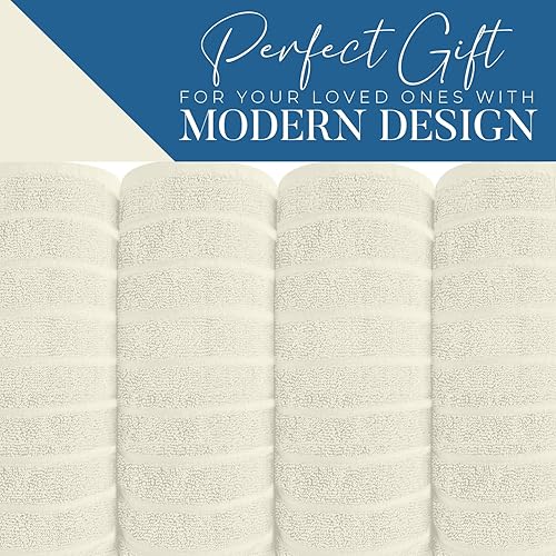 Vista 70 de DAN RIVER Paquete de 1 toalla de baño de 40 x 80 pulgadas, toallas de baño extragrandes de secado rápido para baño, toallas suaves y absorbentes