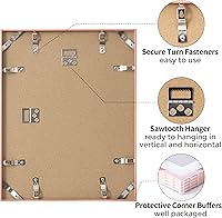 Vista 18 de Fun Memories Portarretratos de metal de 16 x 20 pulgadas con paspartú de 11 x 14 pulgadas, acabado de aluminio cepillado, parte delantera de vidrio