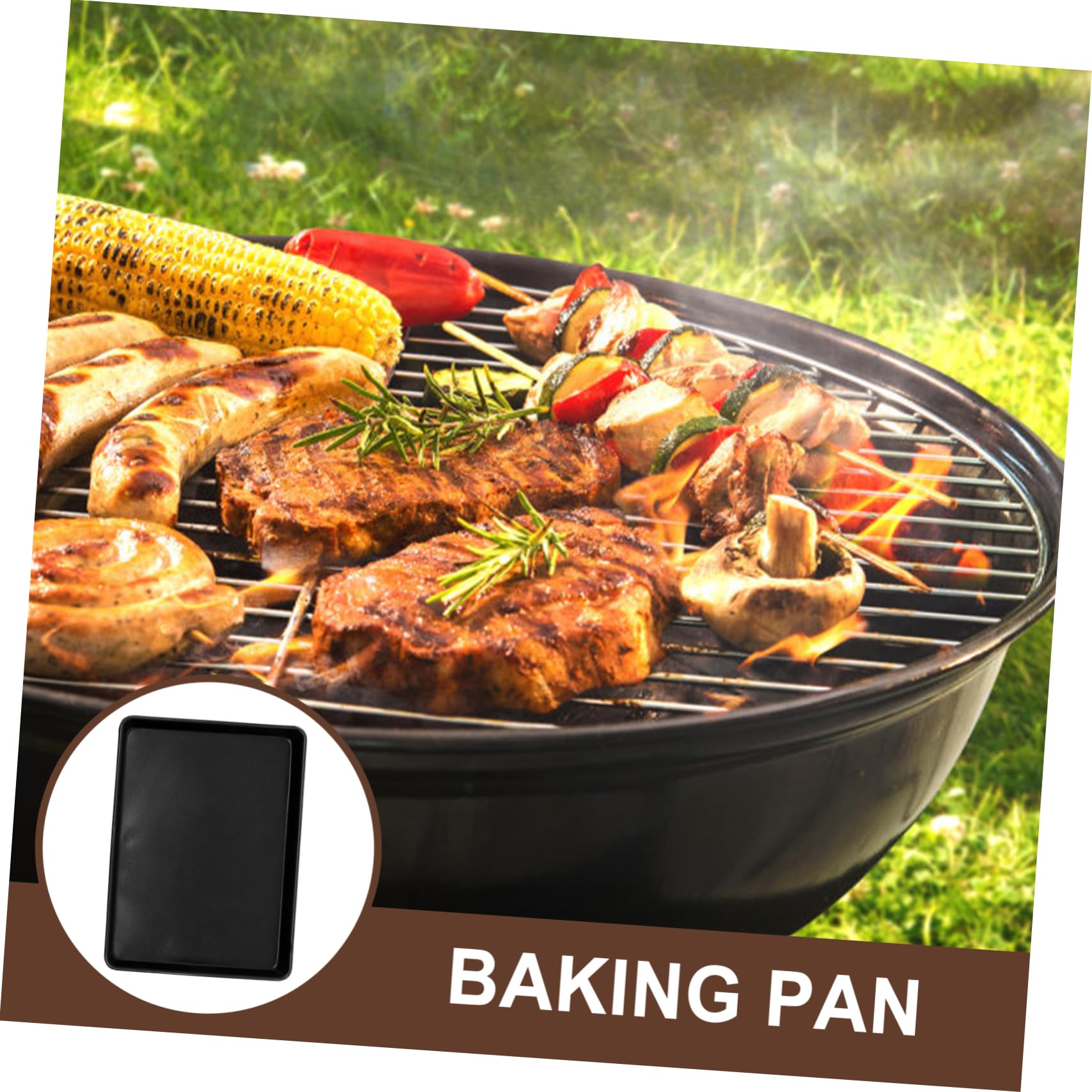 LABRIMP Bandeja de Hornear de Aleación de Aluminio Resistente y Duradera Superficie Lisa Fácil de Limpiar Bandeja Rectangular para Repostería Pan Galletas y Verduras Conductividad Térmica