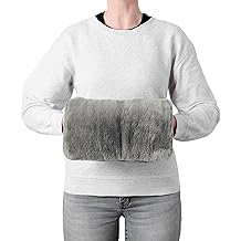 Faux Fur Hand Warmer | Soothe Cold Hand Muff with Microwavable Gel Pack for Long Lasting Heat | Cozy Sherpa &amp; Plush Lining for Ultimate Comfort | Hand Muffs for Women &amp; Men