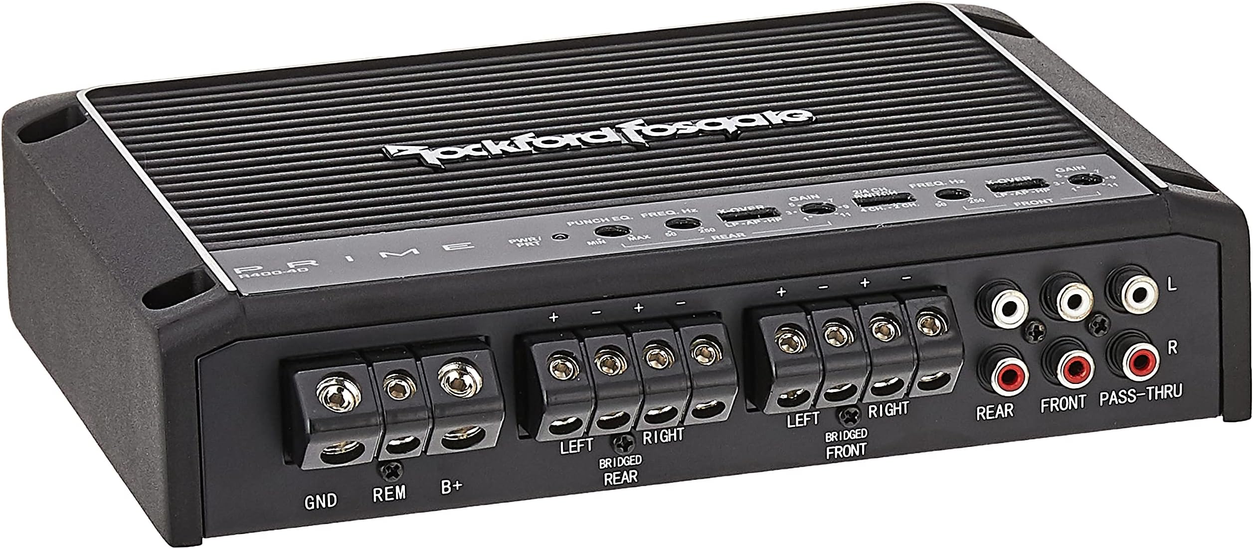Rockford Fosgate R400-4D Prime 400 Watt Full Range Class-D 4-Channel Amplifier