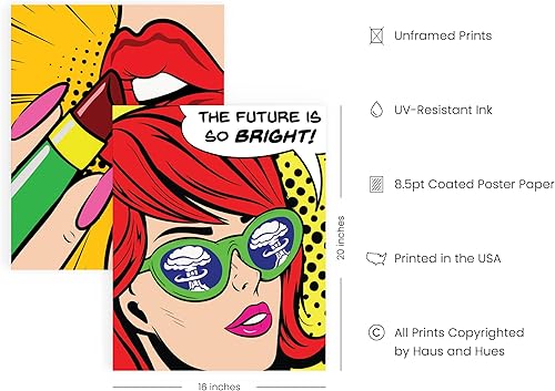 Miniatura 2 de Haus and Hues - Juego de 4 impresiones artísticas pop, arte de pared y pintura de Banksy, decoración de pared y pintura, decoración de malezas y