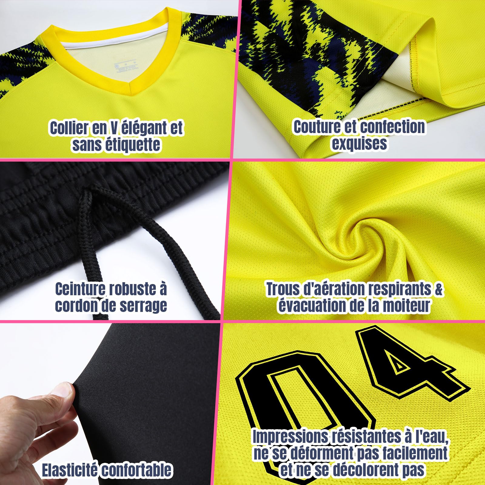 ORYG Maillot Gardien de But Rembourré Enfant Hommes Garçons Kit Gardien Personnalisé avec Nom Numéro Logo de L'équipe