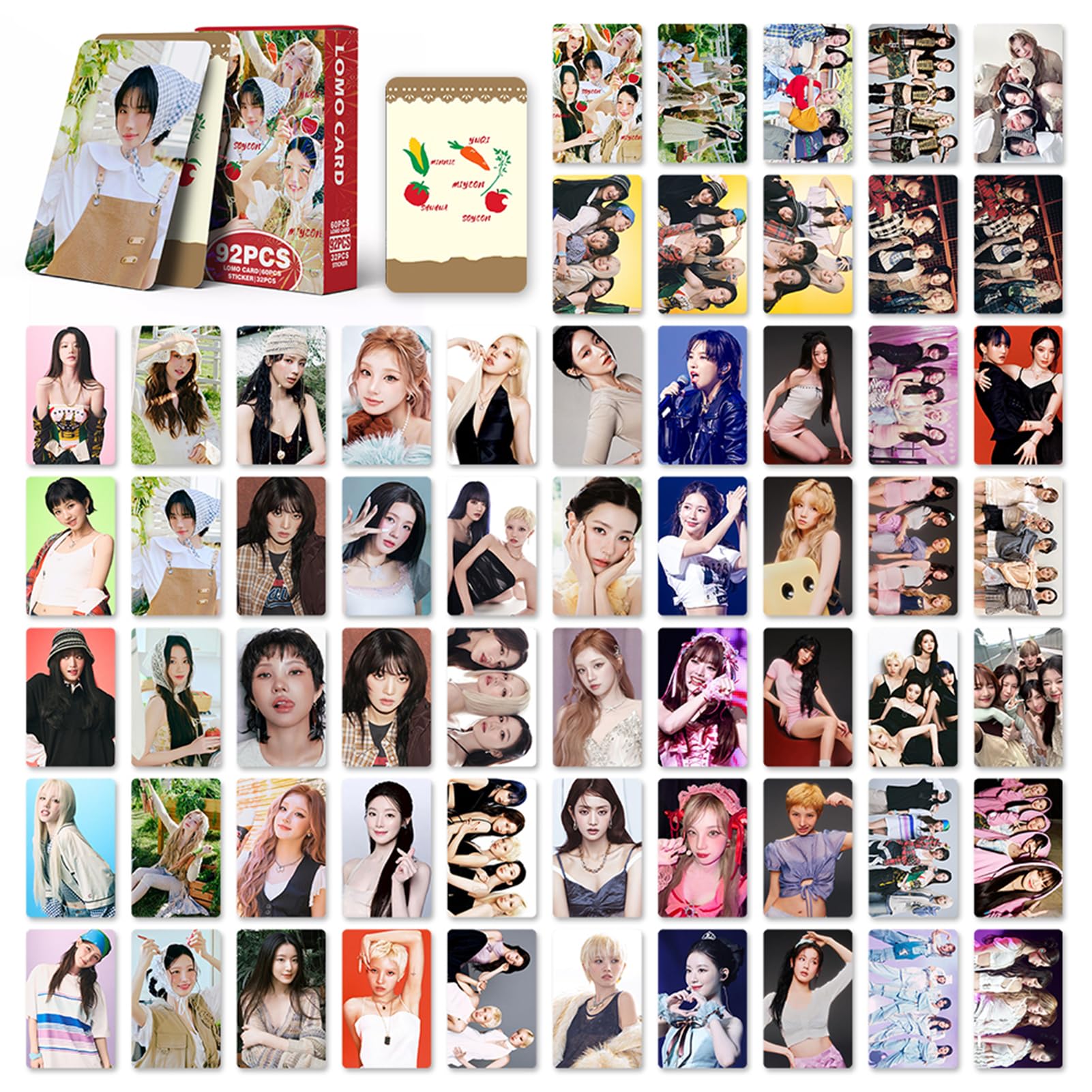 Amazon.com: (G) I-DLE Photocards KPOP Album I Feel Lomo Cards Set