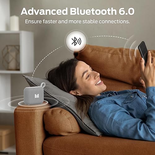 Miniatura 7 de Monster Cube 1 Altavoz Bluetooth portátil, IPX7 impermeable, Bluetooth 6.0, tiempo de reproducción de 20 horas, potente sonido estéreo, altavoz para