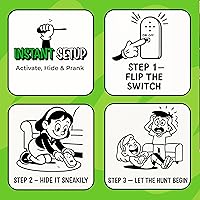 Vista 3 de FUN delivery Dispositivo de Broma de Sonido de Gato Oculto – Dispositivo de Bromas - Generador de Ruido de Maullido con Intervalos Aleatorios