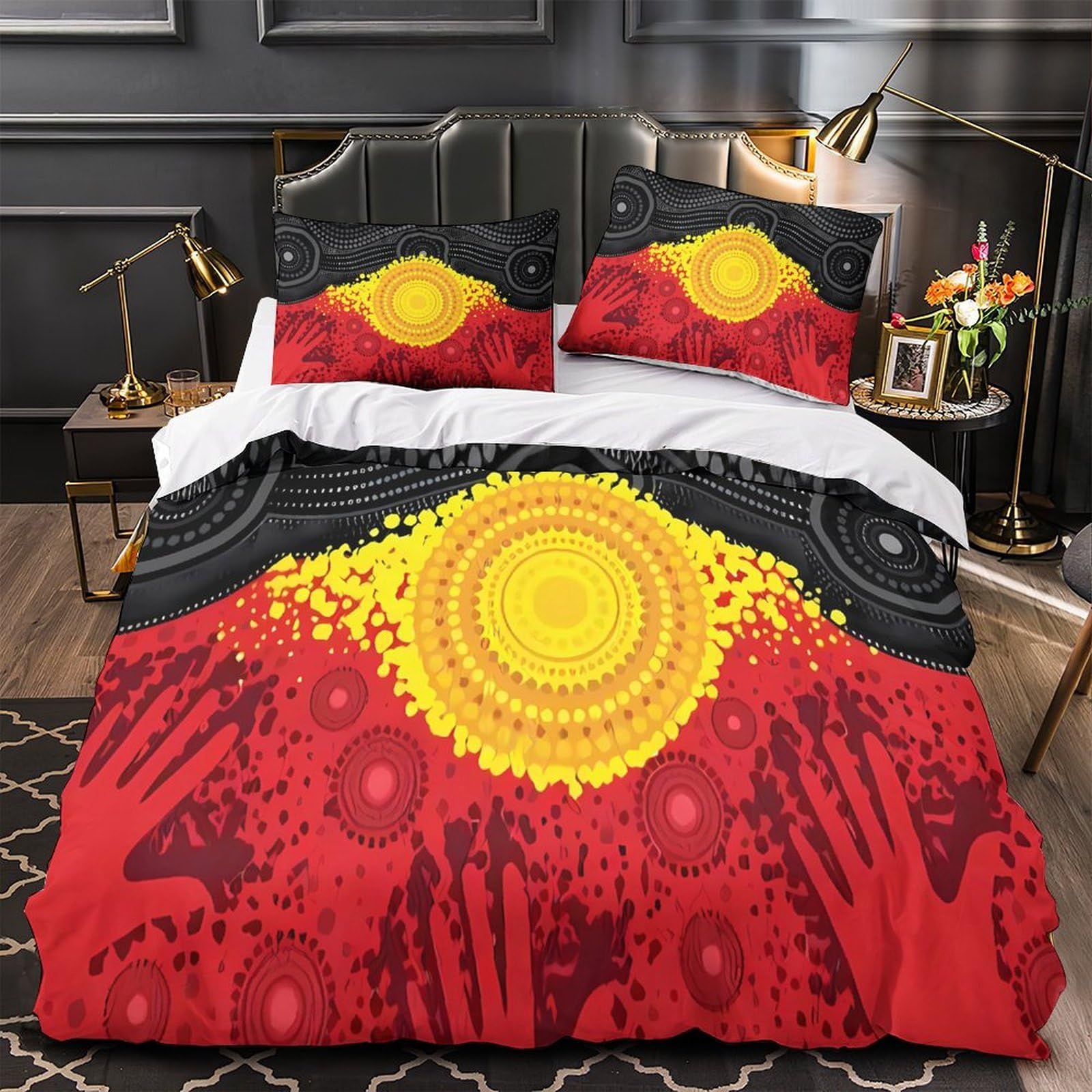 Housse de couette Villa en Bord de mer Super King 260x220 parure lit microfibre