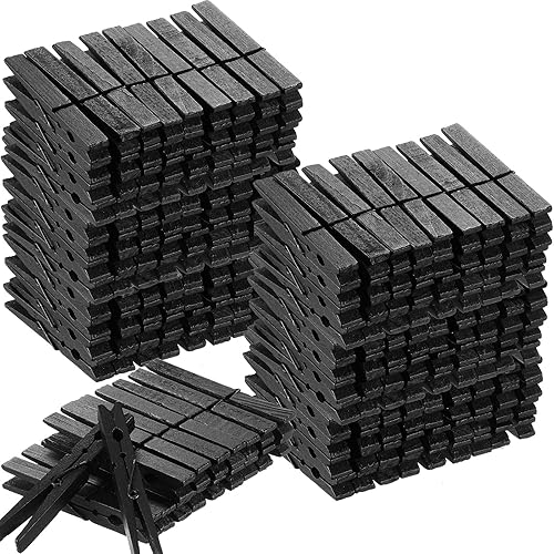 200 pines grandes para ropa de madera, pinzas de madera de 4 pulgadas, resistentes al aire libre para colgar en exteriores, ropa de lavandería,