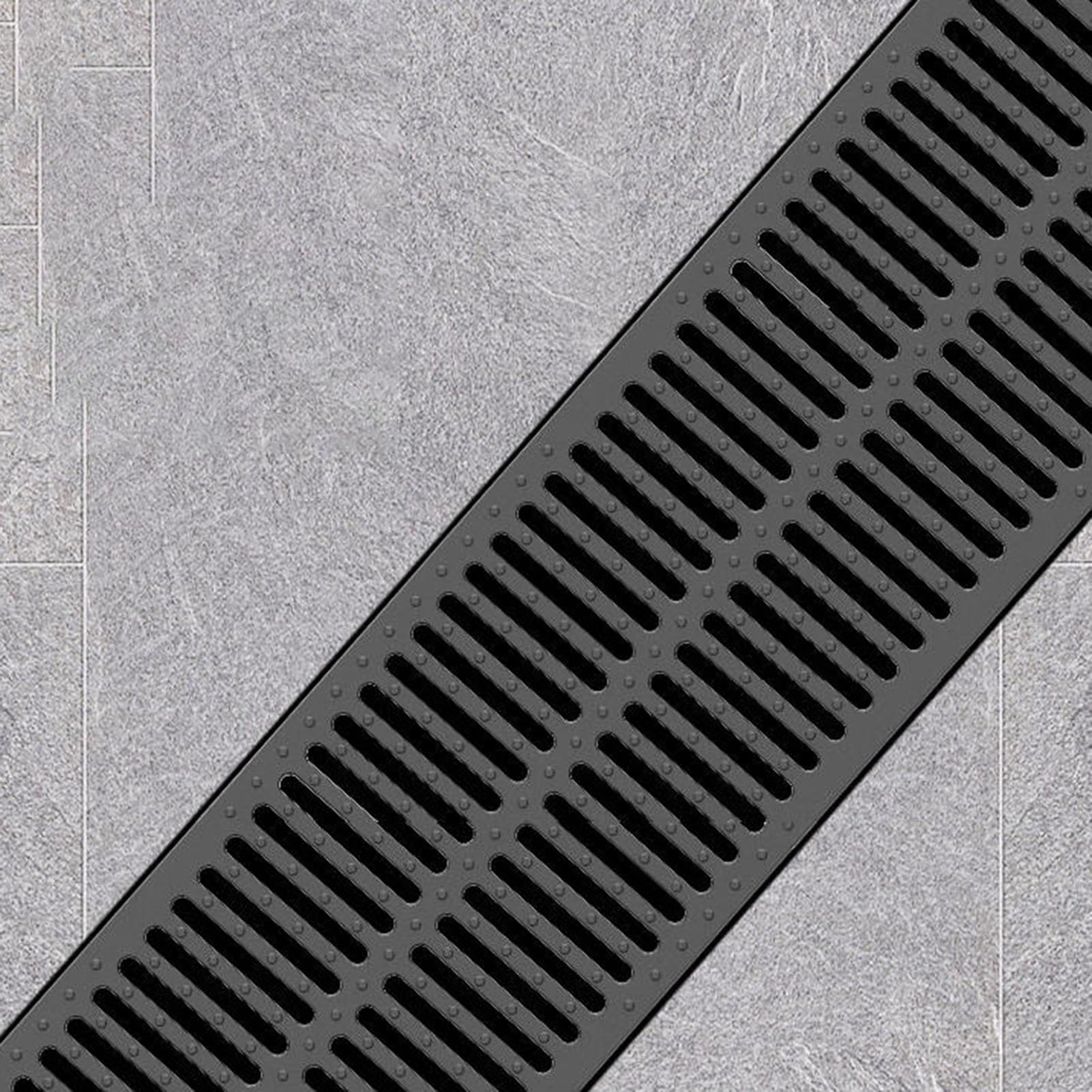 Grille de vidange de tranchée heavy-duty pour évacuation extérieure et cour