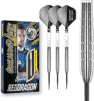 RED DRAGON Luke Humphries TX Series 22g Premium Tungsten Darts Set - Pro-Profiled for Precision Throws & Control