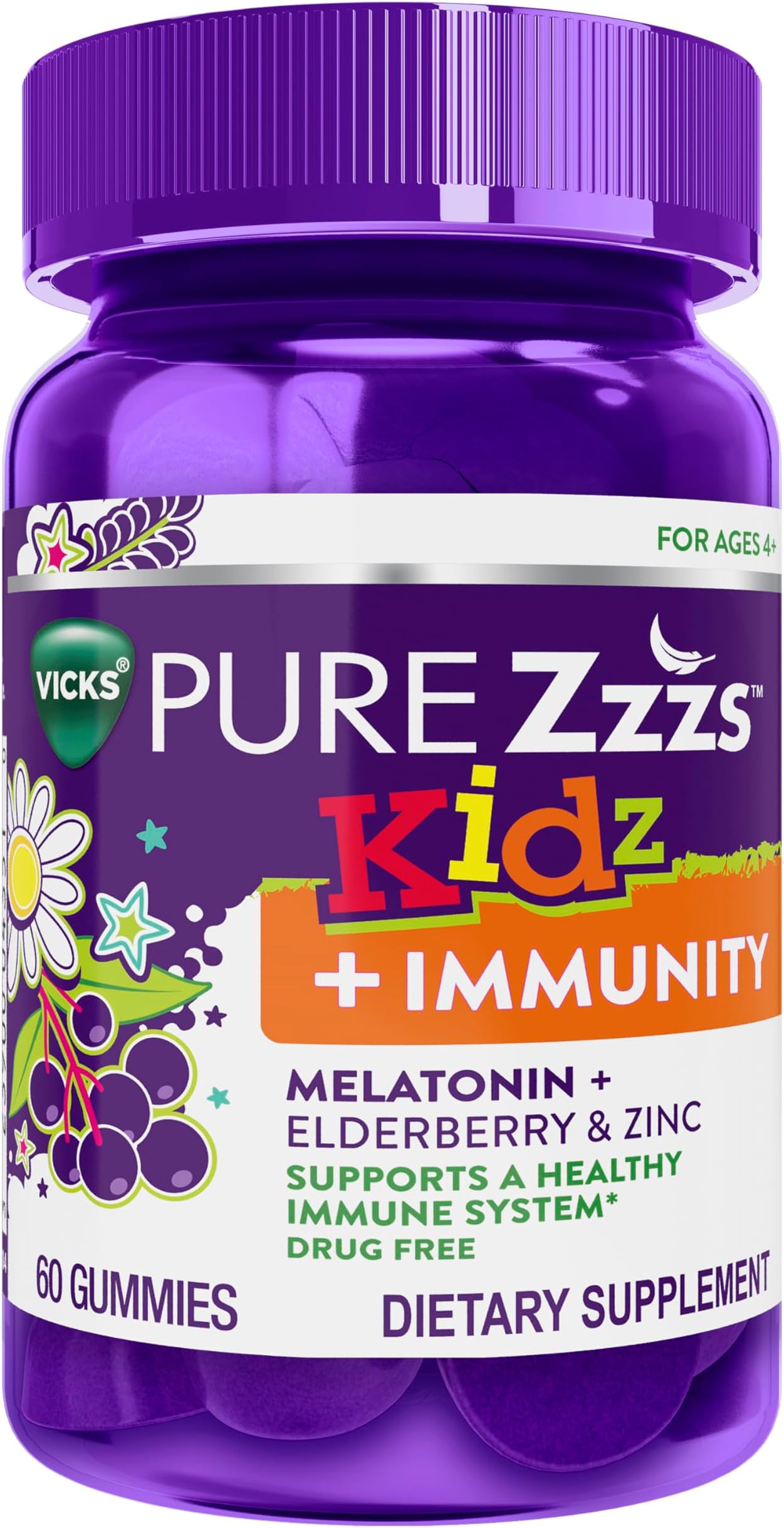 PURE Zzzs Kidz +Immunity Gummies