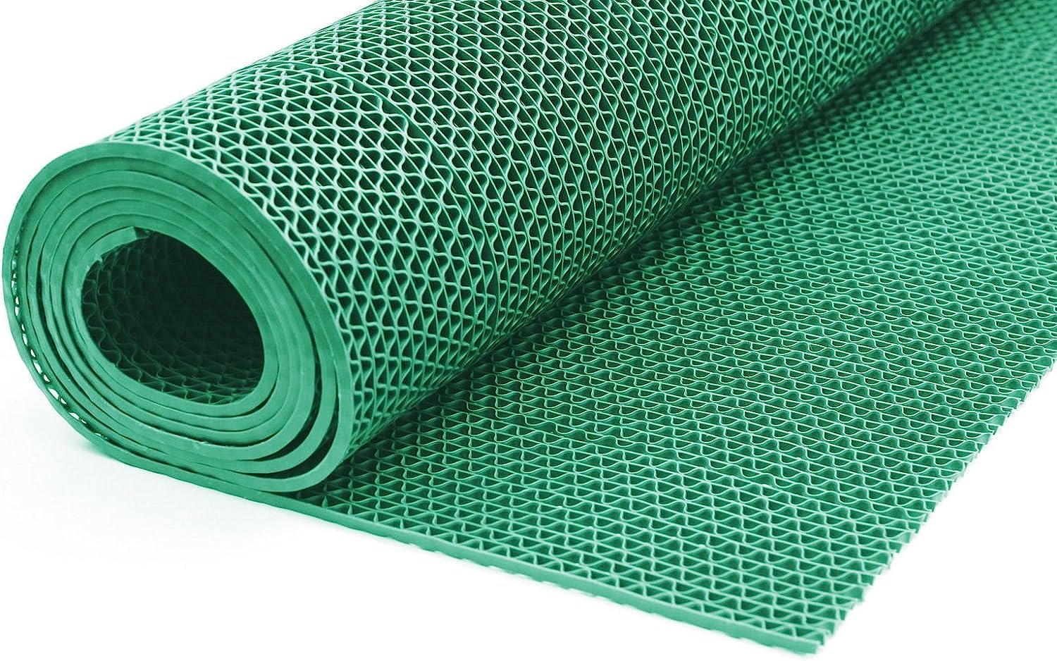 Bodenmatte in 4 Farben Saunaläufer Duschmatte Antirutschmatte Meterware 90 und 120 cm (90cm Grün)