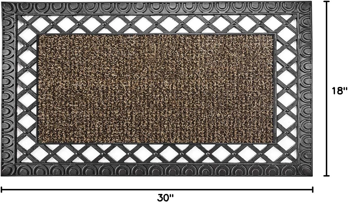 Grassworx LLC Doormat18x30 Sand Frn1/4