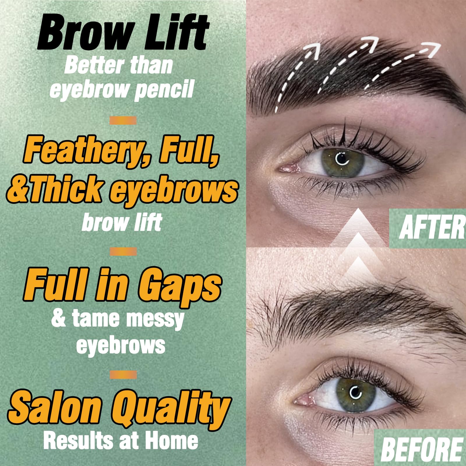 2-IN-1 Kit Laminazione Ciglia and Laminazione Sopracciglia, Professional Laminazione Ciglia Kit Completo & Brow Lamination Kit for Fuller Brows & Long-Lasting Curl, At Home Salon-Quality DIY Kit