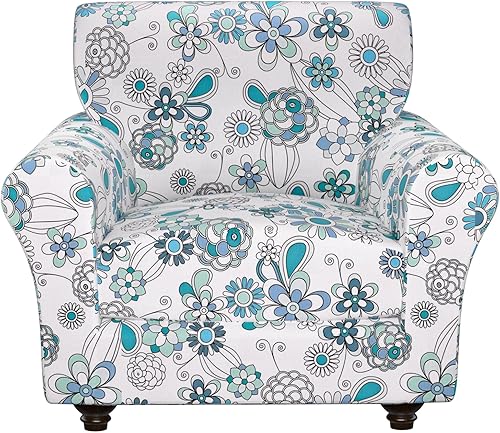 Miniatura 39 de Fundas elásticas para sofá, Fundas de sofá con estampado floral, 2 piezas de funda para sillón con funda de sección separada, Funda lavable para