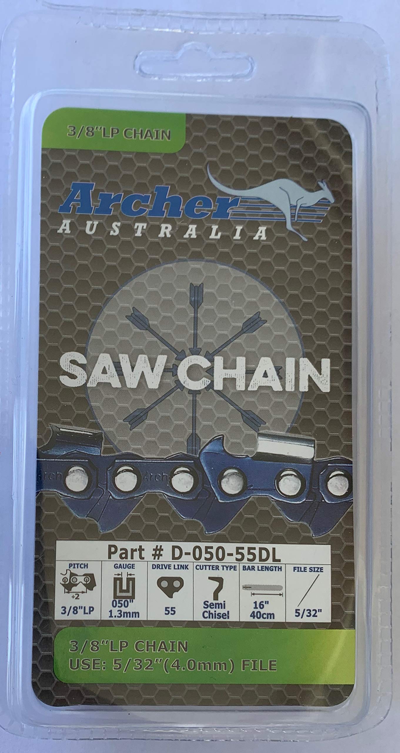 2 Chaînes + Guide Adapté Pour Poulan PLN3516F | 35cm 3/8LP 52M 1,3mm