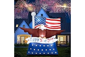 Enliven Your Patriotic Spirit with Captivating 6.5 ft Independence Day Inflatables