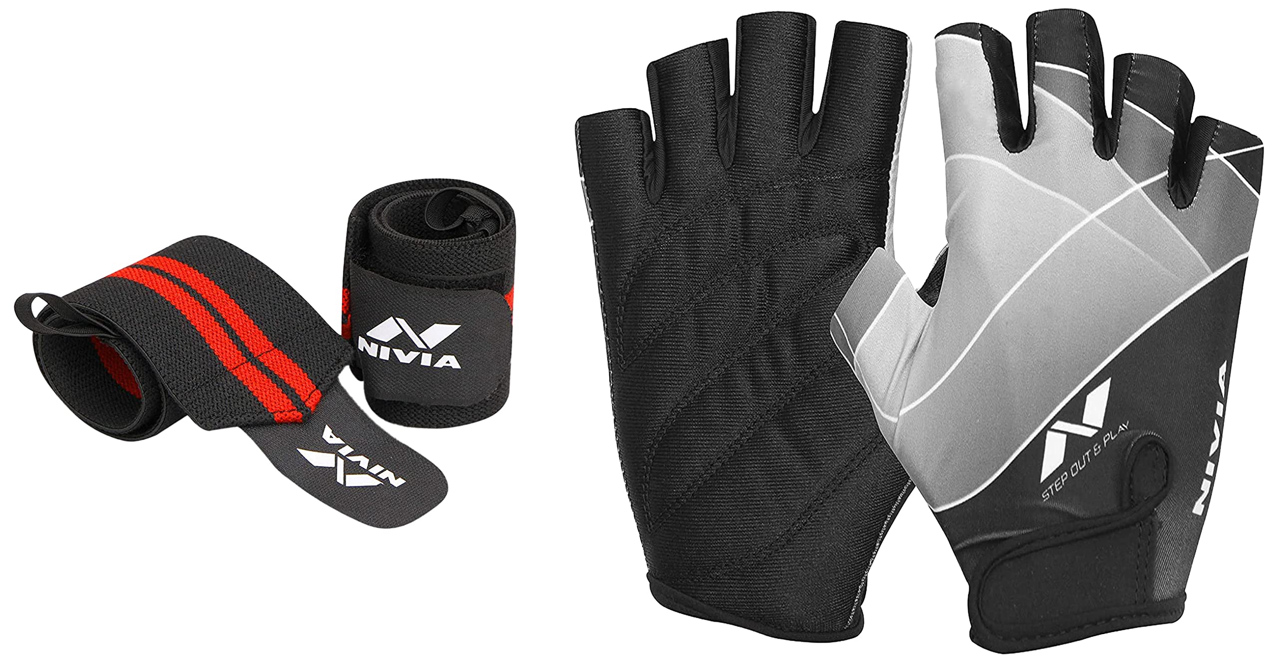 Nivia 11041 Cotton Thumb Wrist Support (RED) Crystal Gym Gloves (B08ZN1589Y) Amazon Price History, Amazon Price Tracker